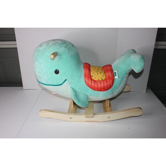 B. Toys Wooden Whale Rocker - Picture 3 of 4
